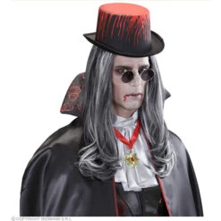 Hoge Hoed Zwart Met Bloed -Kostuums Met Halloween-Thema 0072L b