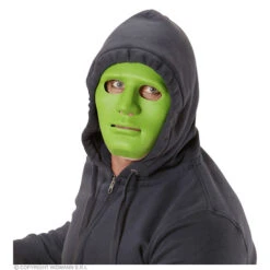 Masker Anonym Groen -Kostuums Met Halloween-Thema 00853 d