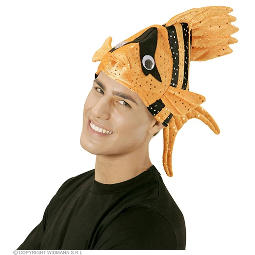 Hoed Tropische Vis, Oranje 4 Hoed Tropische Vis, Oranje - Afbeelding 2