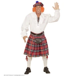 Schotse Man -Kostuums Met Halloween-Thema 01107 d