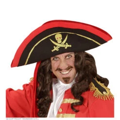 Tricorn Hoed Met Hoofdband, Zwart -Kostuums Met Halloween-Thema 01110 b