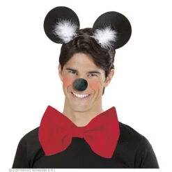 Hoofdband Muis Met Marabou 5 Hoofdband Muis Met Marabou -Kostuums Met Halloween-Thema 01121 b