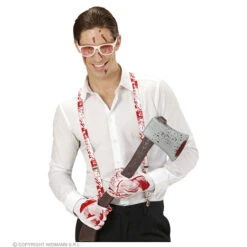 Psycho Set Extra -Kostuums Met Halloween-Thema 01156 b