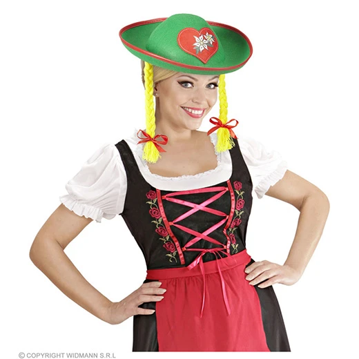 Tiroolse Hoed Met Staartjes 4 Tiroolse Hoed Met Staartjes - Afbeelding 2