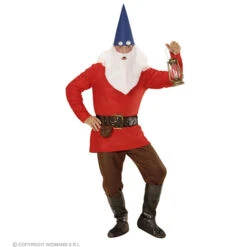 Kabouter, Rood -Kostuums Met Halloween-Thema 01361 b