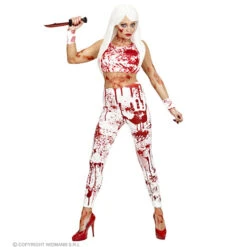 Leggings Bloed -Kostuums Met Halloween-Thema 01541 d