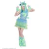 Groen Monster Meisje -Kostuums Met Halloween-Thema 01721 a