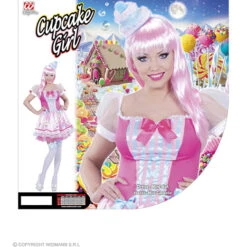 Cupcake Meisje -Kostuums Met Halloween-Thema 01771 d