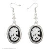 Oorbellen Camee Schedel -Kostuums Met Halloween-Thema 01783 a