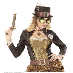 Oorbellen Steampunk Met Veren -Kostuums Met Halloween-Thema 01785 d