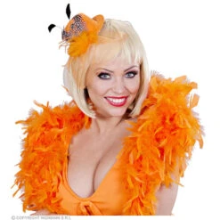 Minihoedjes Met Veren En Tule Ass. -Kostuums Met Halloween-Thema 0190W b