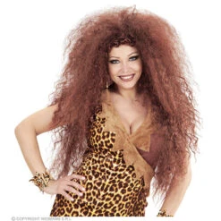 Pruik, Wilde Grotbewoonster -Kostuums Met Halloween-Thema 02085 b