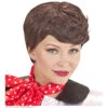 Pruik, 50's Met Sjaaltje -Kostuums Met Halloween-Thema 02095 a