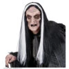 Masker Heks Met Haar 1 Masker Heks Met Haar -Kostuums Met Halloween-Thema 02116 a