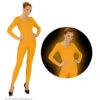 Neon Oranje Bodysuit -Kostuums Met Halloween-Thema 03037 a