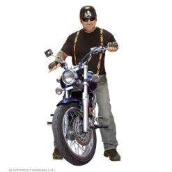 Helm Biker -Kostuums Met Halloween-Thema 03305 d