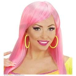 Oorbellen Neon Geel -Kostuums Met Halloween-Thema 03533 b