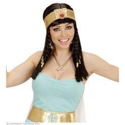 Ketting Slang Van Goud Met Rode Steen Ogen -Kostuums Met Halloween-Thema 03574 d