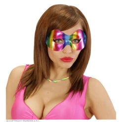 Oogmasker Fidelio Regenboog Metalic -Kostuums Met Halloween-Thema 03646 b