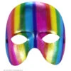 Oogmasker Regenboog Kinloos Metalic -Kostuums Met Halloween-Thema 03647 a
