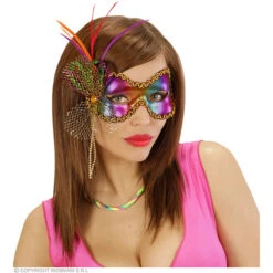 Oogmasker Fidelio Regenboog Met Stenen 5 Oogmasker Fidelio Regenboog Met Stenen -Kostuums Met Halloween-Thema 03649 b