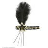 Glitter Hoofdbandje Zwart/goud Happy New Year Ster -Kostuums Met Halloween-Thema 04144 a
