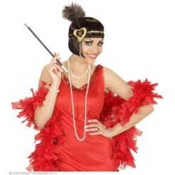 Glitter Hoofdbandje Zwart/goud Happy New Year Hartje -Kostuums Met Halloween-Thema 04146 d