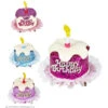 Haarclip Happy Birthday Glitter, 4 Kleuren Ass. -Kostuums Met Halloween-Thema 04149 a
