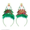 Glitter Hoofdband Kerstboom, 2 Kleuren Ass. -Kostuums Met Halloween-Thema 04156 a