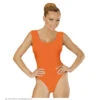 Mouwloze Body Volwassen, Oranje -Kostuums Met Halloween-Thema 04228 a