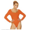 Body Volwassen Met Knoopsluiting, Oranje -Kostuums Met Halloween-Thema 04339 a