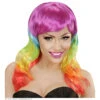 Pruik, Fashion Regenboog 2 Pruik, Fashion Regenboog -Kostuums Met Halloween-Thema 04404 a