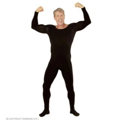 Bodysuit Zwart -Kostuums Met Halloween-Thema 04613 d