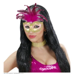 Oogmasker, Koninklijk Goud -Kostuums Met Halloween-Thema 04698 b