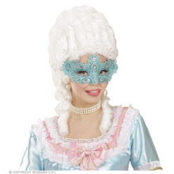 Oogmasker, Adelijk Azuur Met Glitters En Stenen -Kostuums Met Halloween-Thema 04701 d