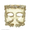 Luxe Barok Casanova Masker Ivoor Met Strass -Kostuums Met Halloween-Thema 04724 a