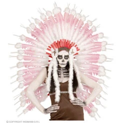 Luxe Indiaanse Hoofdtooi Rose -Kostuums Met Halloween-Thema 04735 b