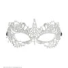 Oogmasker, Kant Metalic Ivoor -Kostuums Met Halloween-Thema 04752 a