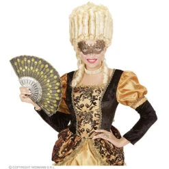 Oogmasker Kant, Antiek Goud -Kostuums Met Halloween-Thema 04761 d