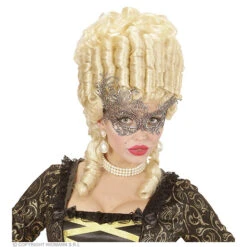 Oogmasker Kant, Antiek Zilver Barok -Kostuums Met Halloween-Thema 04772 d