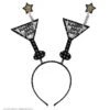 Happy New Year Diadeem Zilver -Kostuums Met Halloween-Thema 09694 a