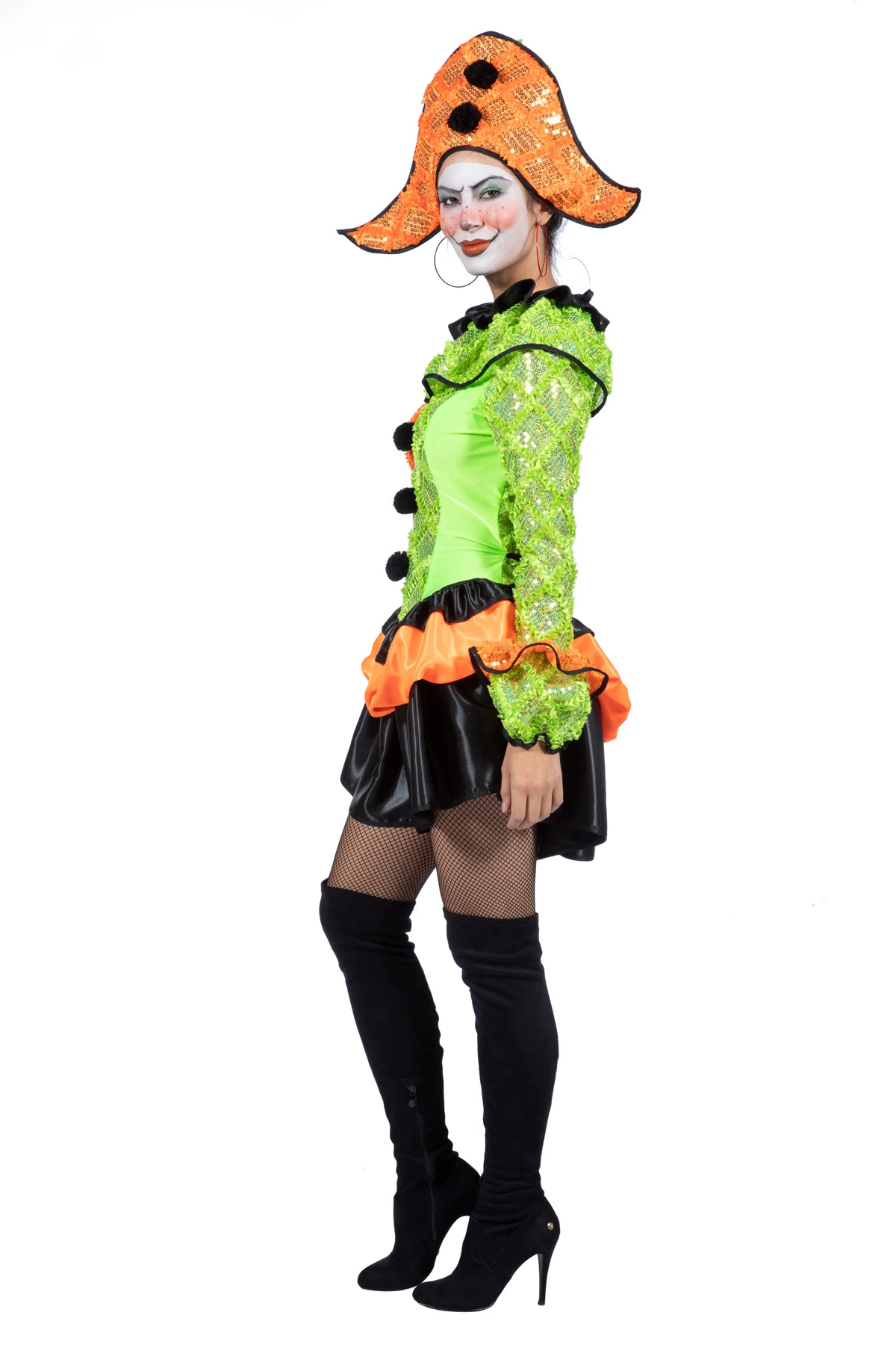 Harlequin Neon Met Hoed 4 Harlequin Neon Met Hoed - Afbeelding 2