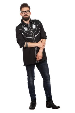 Rockabilly Shirt Johnny -Kostuums Met Halloween-Thema 10328 330408 XX 11