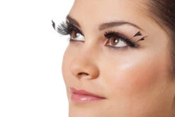 Wimpers Met Lange Veertjes