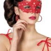 Masker Stof Met Parels -Kostuums Met Halloween-Thema 10416 34390 08 10