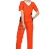 Jailbird Orange -Kostuums Met Halloween-Thema 10528 4023 XX 10