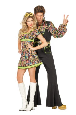 Neon Pop-Art -Kostuums Met Halloween-Thema 10567 4134 XX 50