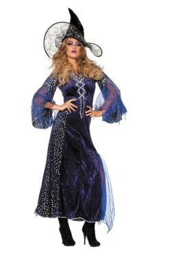 Tovenaarsdame Sterren Blauw