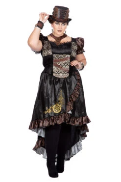 Steampunk Zwart -Kostuums Met Halloween-Thema 10793 4792 XX 40