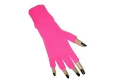 Vingerloze Handschoenen Neonroze